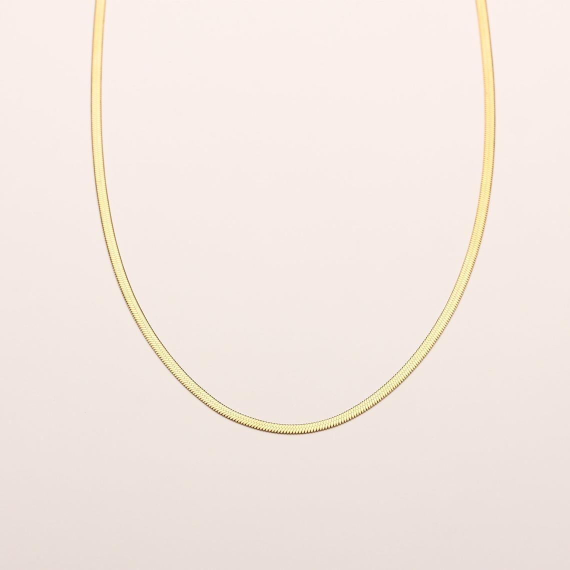 CLEO HERRINGBONE NECKLACE