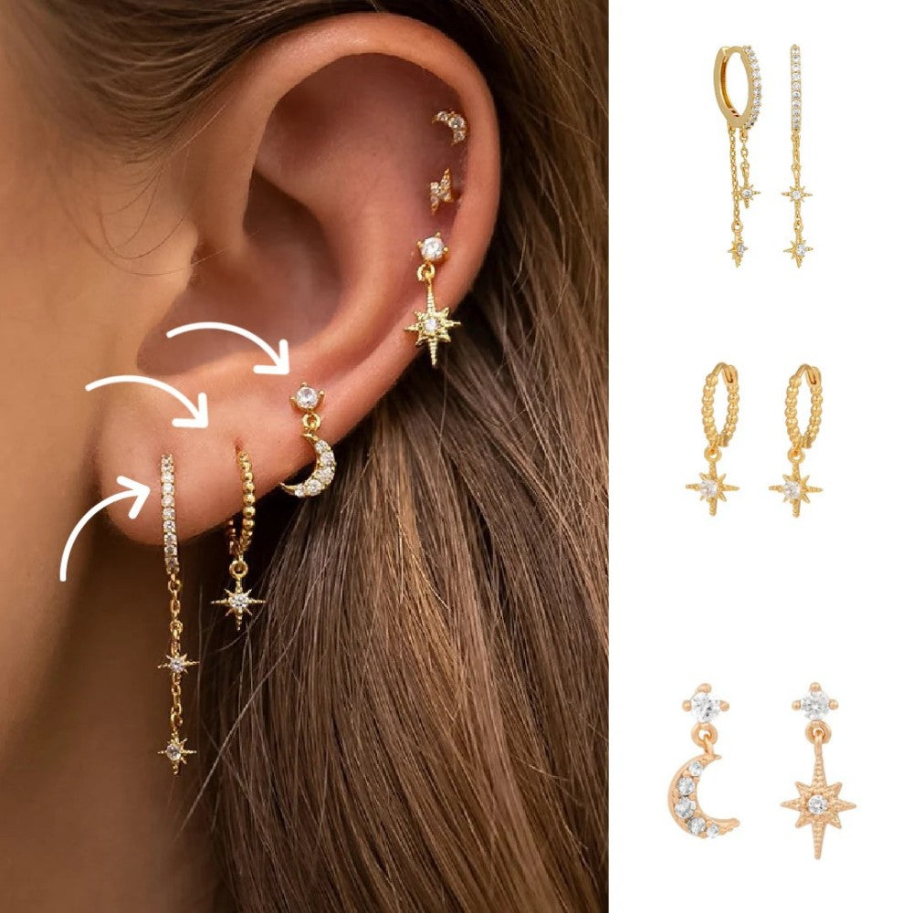 STARLIGHT EARRING COLLECTION 316L