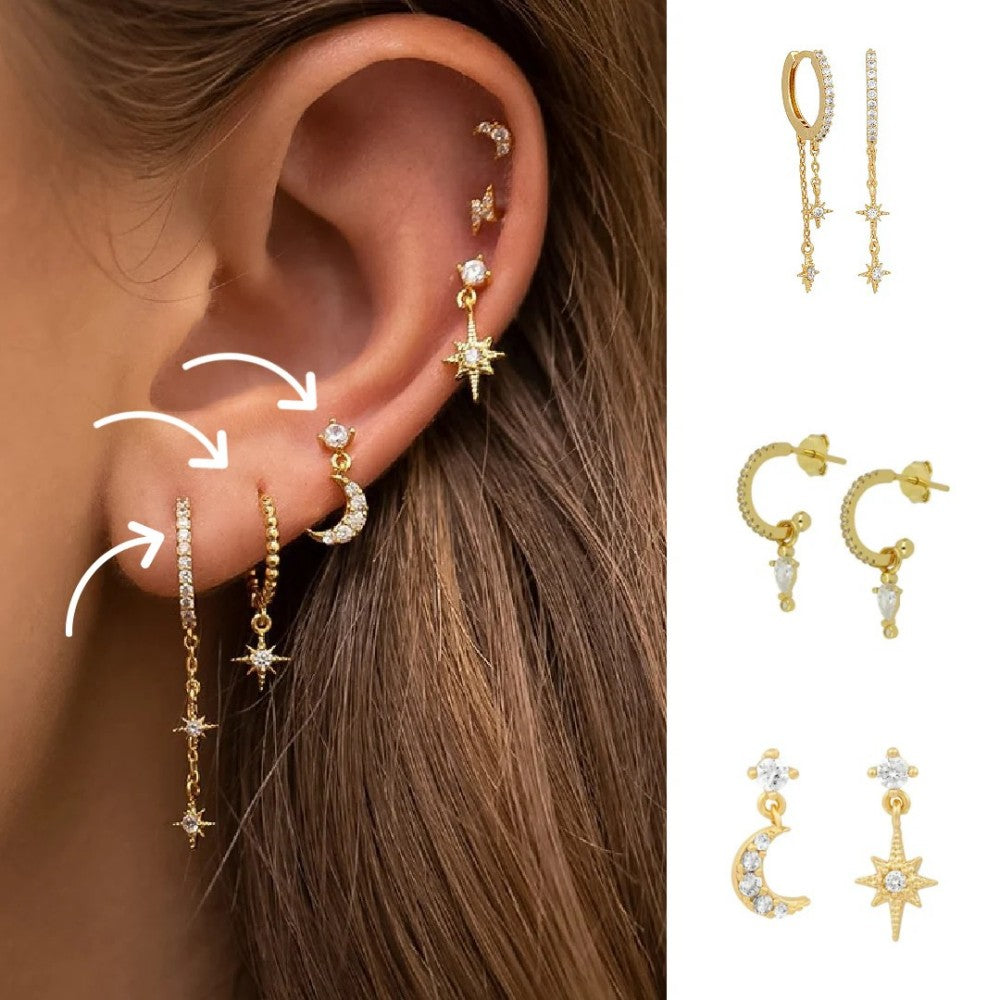 STARLIGHT EARRING COLLECTION 316L