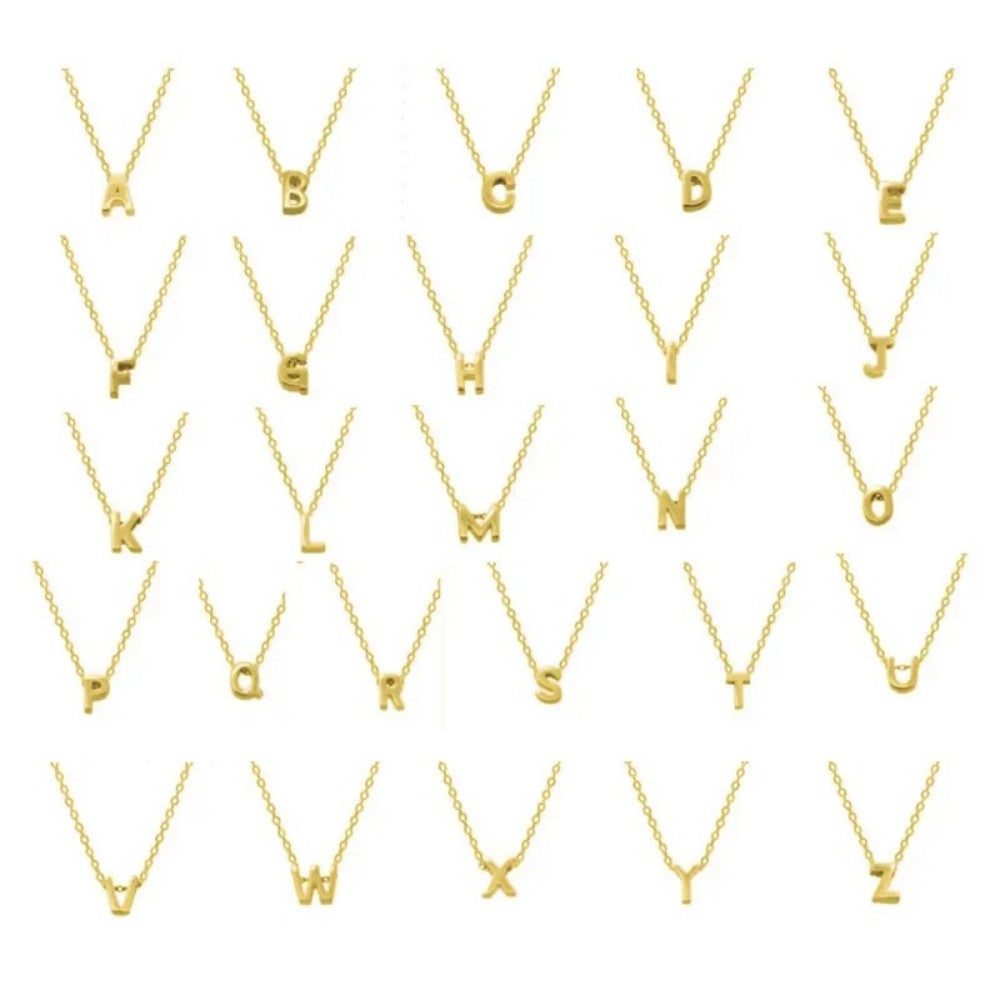 TINY INITIAL NECKLACE