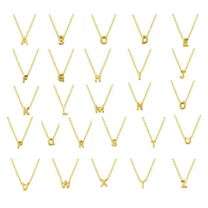 TINY INITIAL NECKLACE