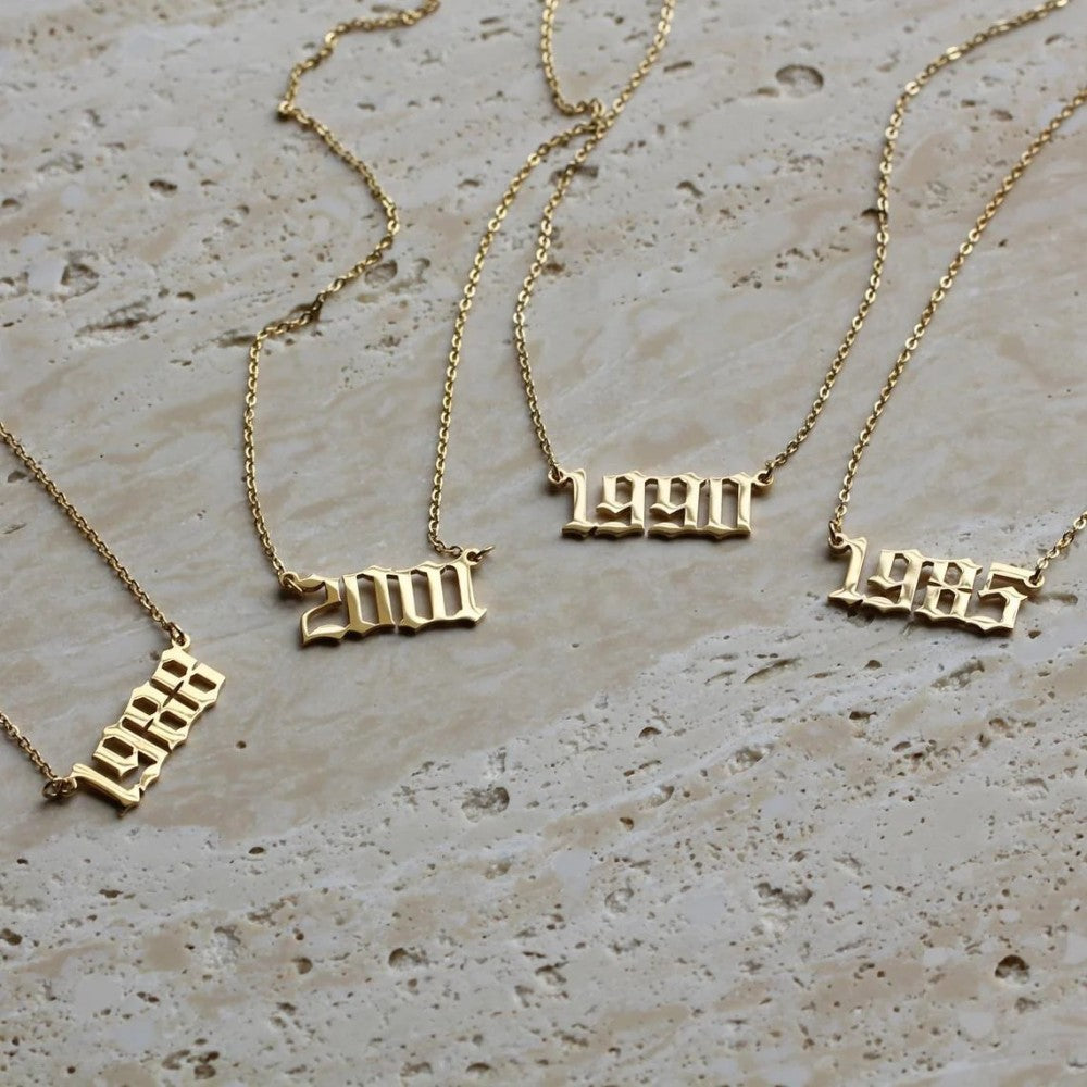 TALIA BIRTH YEAR NECKLACE