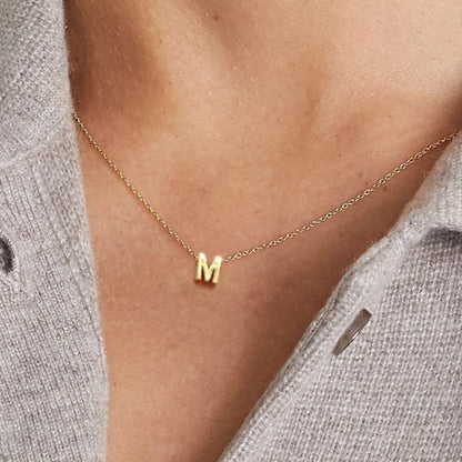 TINY INITIAL NECKLACE