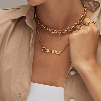 ASTRO ZODIAC NECKLACE