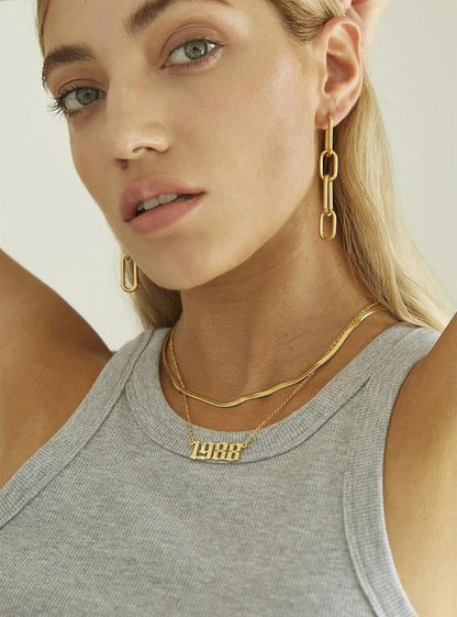 TALIA BIRTH YEAR NECKLACE