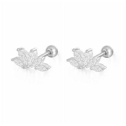 CRYSTAL PAVE EARRINGS S925