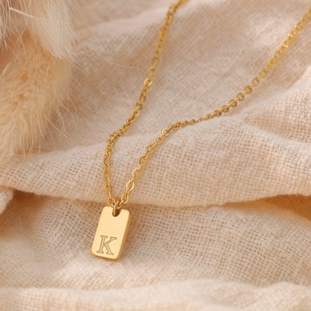 DAINTY TAG NECKLACE