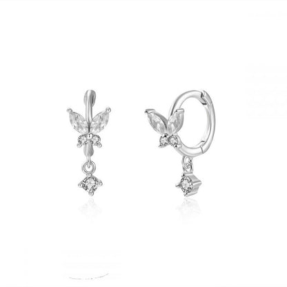 PAVE DROP STUDS S925