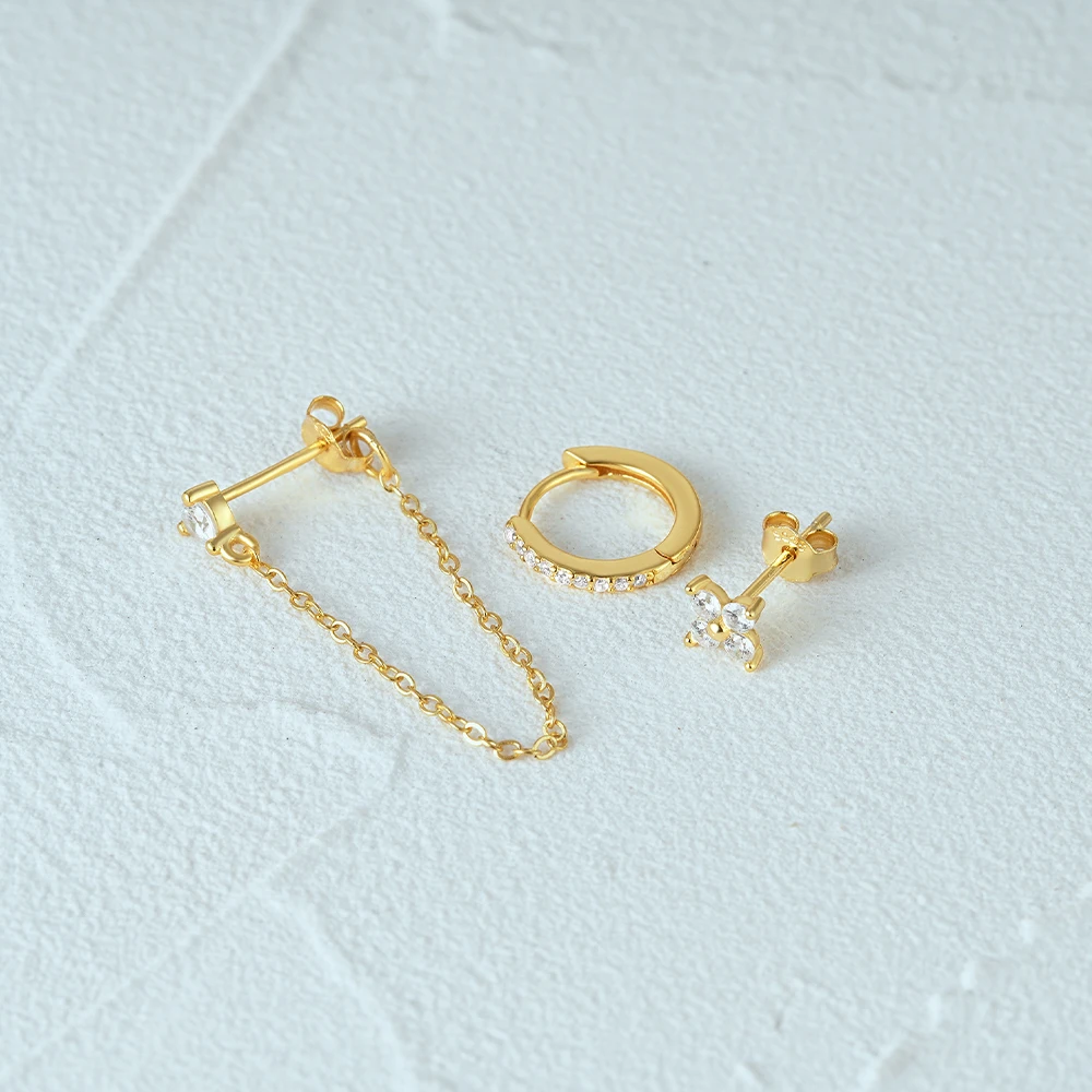 PARURE DE BOUCLES D'OREILLES JULIETTE S925