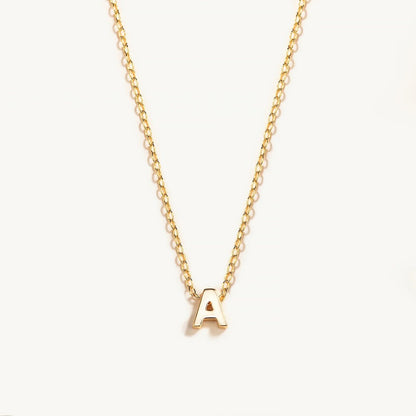 TINY INITIAL NECKLACE