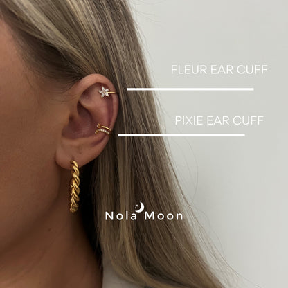 FLEUR EAR CUFF S925
