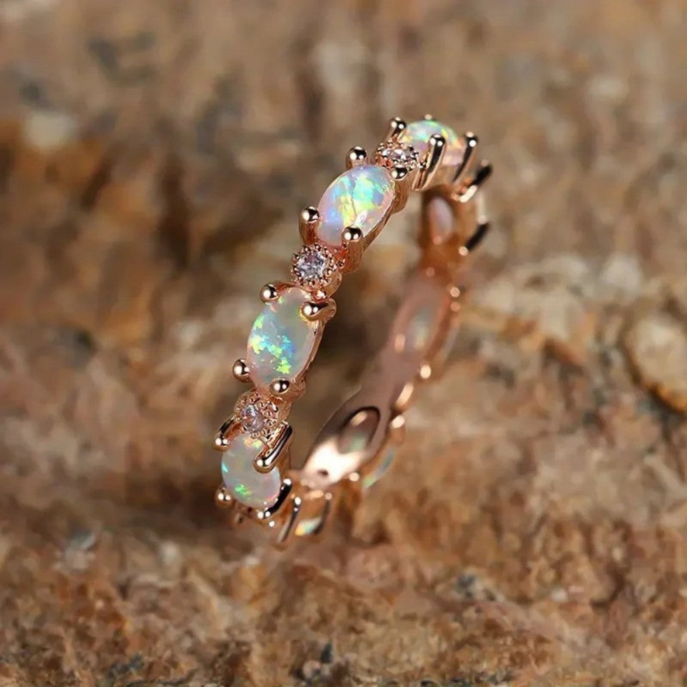 ETERNITY OPAL BAND RING