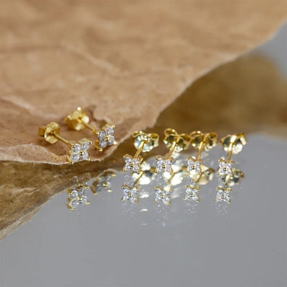 FLOWER EARRING STUDS