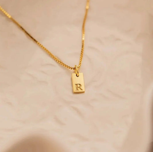 DAINTY TAG NECKLACE
