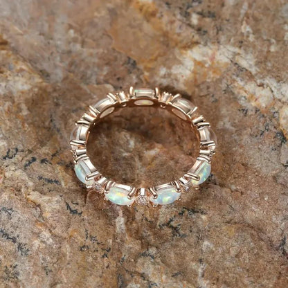 ETERNITY OPAL BAND RING