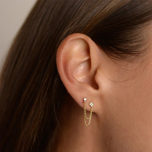 CHAIN EARRINGS S925