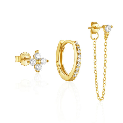 PARURE DE BOUCLES D'OREILLES JULIETTE S925