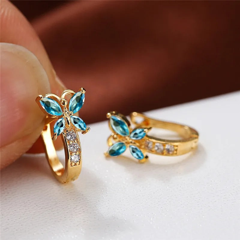 BUTTERFLY KISS HOOPS
